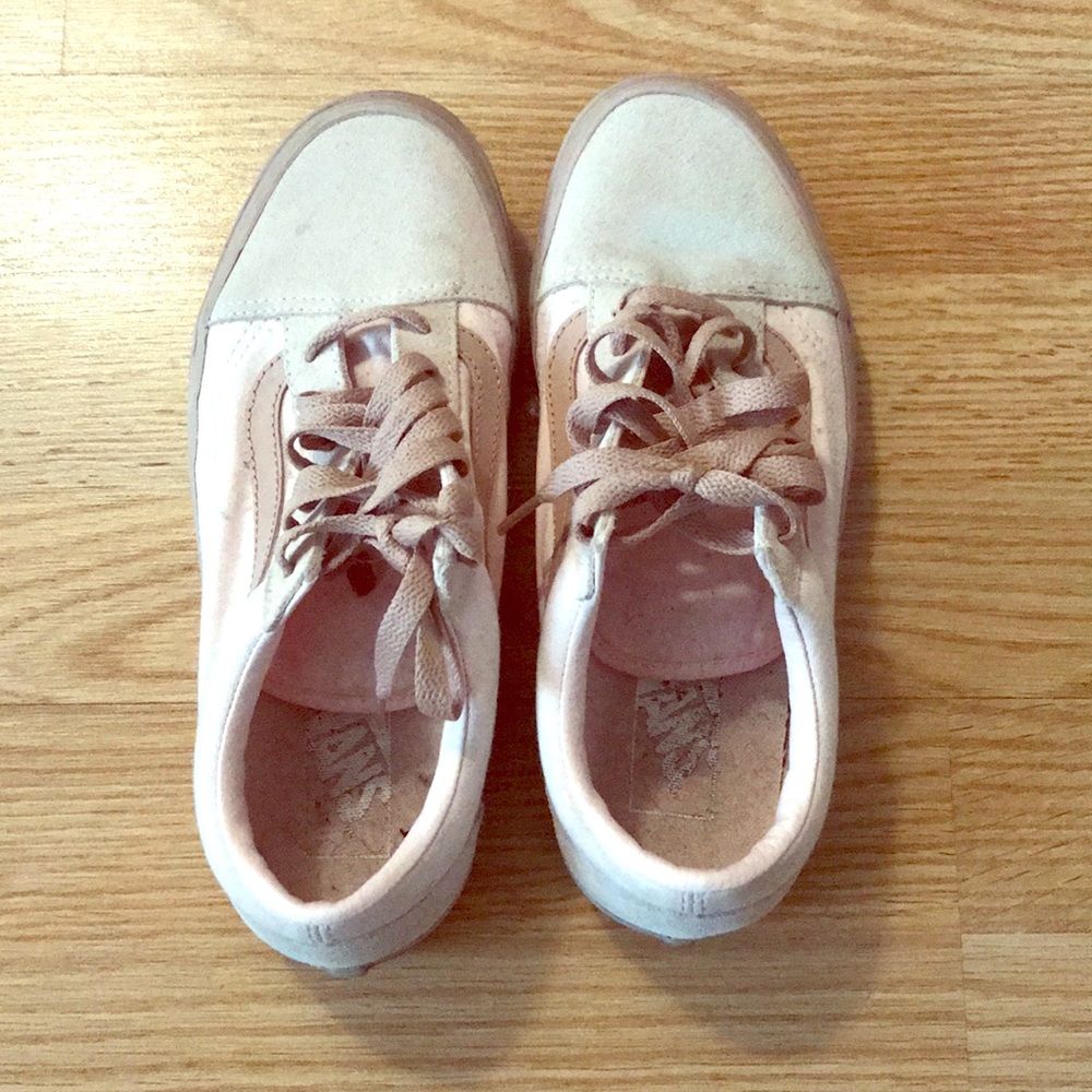 Soft pink vans